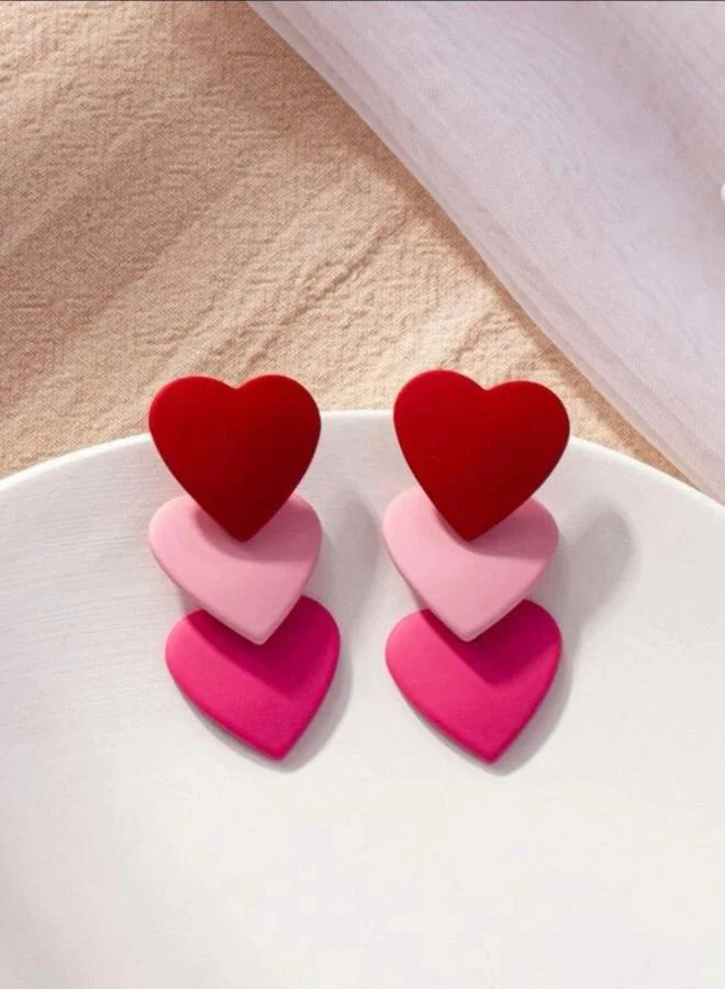 تايك تو أقراطة على شكل قلب